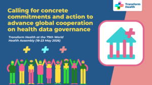 Calling for concrete commitments and action to advance global cooperation on health data governance